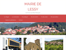 Tablet Screenshot of mairie-lessy.fr
